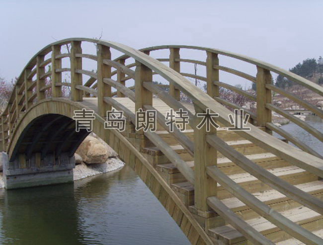 青岛防腐木桥